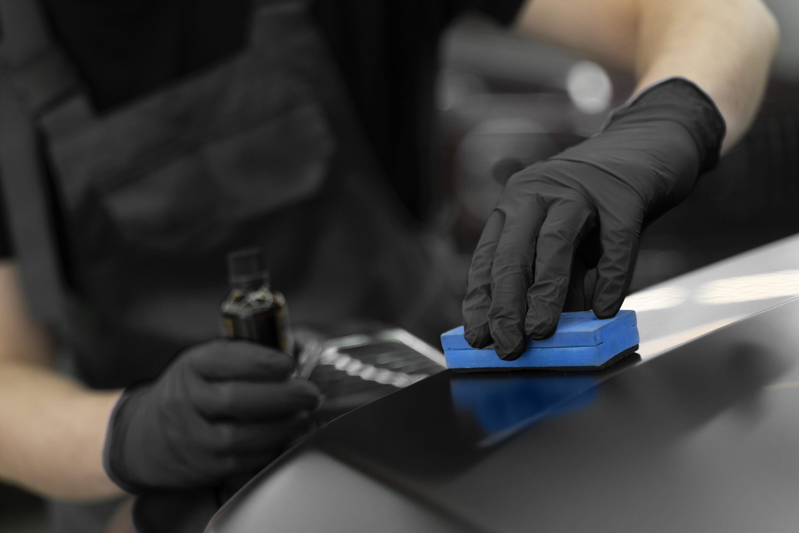 close-up-car-care-process